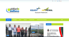 Desktop Screenshot of eldiariodelllano.com
