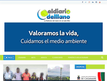 Tablet Screenshot of eldiariodelllano.com